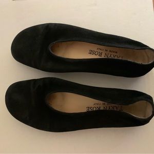 Taryn Rose flats black suede